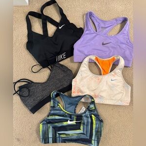 Nike Women's Sports Bra Collection - Black, Purple, Gray, Cream, Multicolor